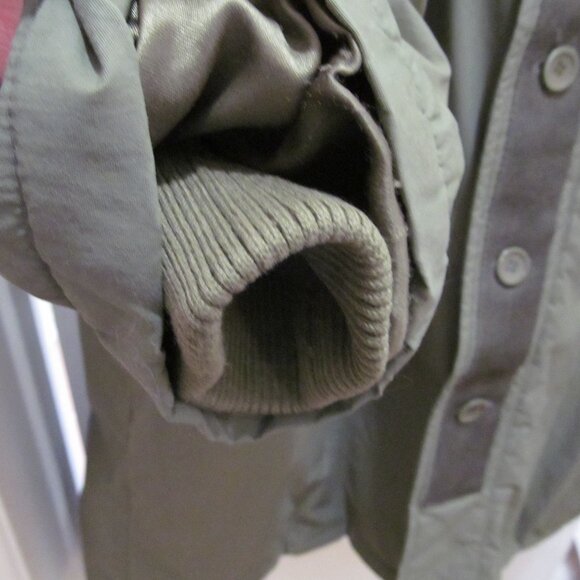 Dennis Basso Green Full Length Hooded Coat ~ Animal Print Lining ~ Size 1X - Picture 10 of 16